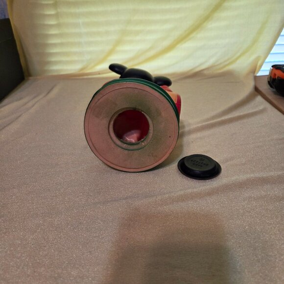 Disney Vintage Mickey Mouse Drum Major Plastic Coin Bank - Picture 3 of 6